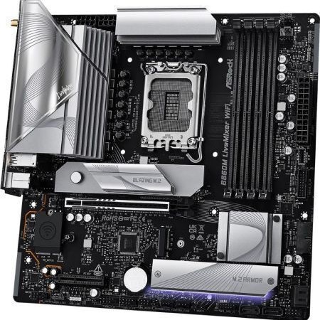 ASRock B860M LiveMixer WiFi Motherboard Micro ATX με Intel 1851 Socket 90-MXBRT-A0UAYZ