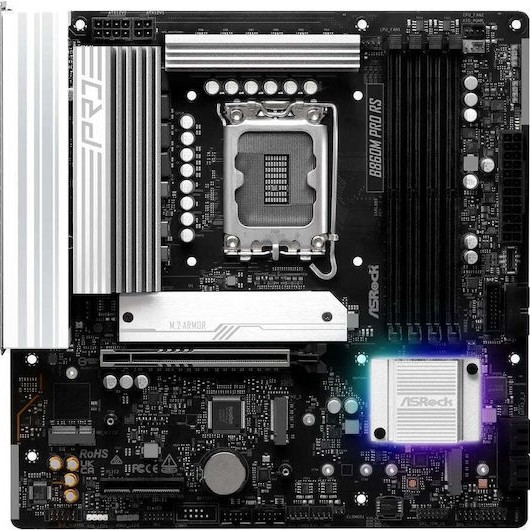 ASRock B860M Pro RS Motherboard Micro ATX με Intel 1851 Socket