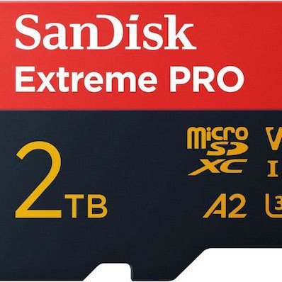 Sandisk Extreme PRO microSDXC 2TB Class 10 UHS-I με αντάπτορα