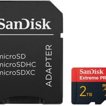 Sandisk Extreme PRO microSDXC 2TB Class 10 UHS-I με αντάπτορα