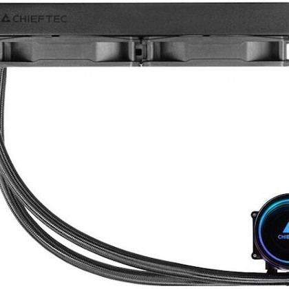 Chieftec Iceberg 240 Dark Υδρόψυξη Επεξεργαστή Διπλού Ανεμιστήρα 120mm για Socket AM4/AM5/1700/1200/115x