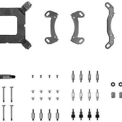 Chieftec Iceberg 24 Υδρόψυξη Επεξεργαστή Διπλού Ανεμιστήρα 120mm για Socket AM4/AM5/1700/1200/115x με RGB Φωτισμό