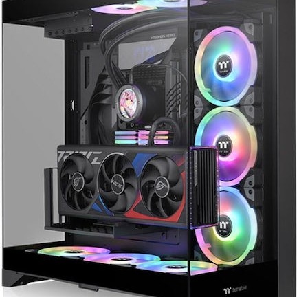 Thermaltake CTE E550 TG Gaming Midi Tower Κουτί Υπολογιστή με Πλαϊνό Παράθυρο Gravel Sand
