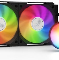 Valkyrie A240 Υδρόψυξη Επεξεργαστή Διπλού Ανεμιστήρα 120mm για Socket AM4/AM5/1700 με ARGB Φωτισμό