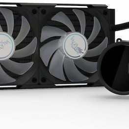 Valkyrie A240 Υδρόψυξη Επεξεργαστή Διπλού Ανεμιστήρα 120mm για Socket AM4/AM5/1700 με ARGB Φωτισμό