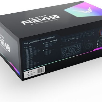 Valkyrie A240 Υδρόψυξη Επεξεργαστή Διπλού Ανεμιστήρα 120mm για Socket AM4/AM5/1700 με ARGB Φωτισμό