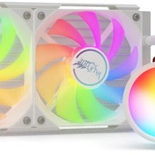 Valkyrie A240 Υδρόψυξη Επεξεργαστή Διπλού Ανεμιστήρα 120mm για Socket AM4/AM5/1700 με ARGB Φωτισμό Λευκή