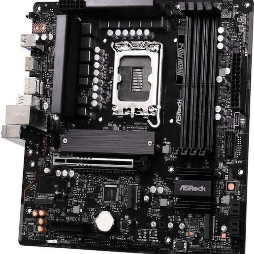 ASRock B860M Pro-A Motherboard Micro ATX με Intel 1851 Socket 90-MXBRR0-A0UAYZ