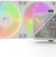 Valkyrie V240 Lite Υδρόψυξη Επεξεργαστή Διπλού Ανεμιστήρα 120mm για Socket AM4/AM5/1700/1200/115x με Λευκό Φωτισμό Λευκή