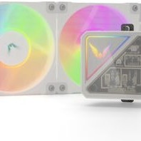 Valkyrie V240 Lite Υδρόψυξη Επεξεργαστή Διπλού Ανεμιστήρα 120mm για Socket AM4/AM5/1700/1200/115x με Λευκό Φωτισμό Λευκή