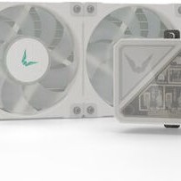 Valkyrie V240 Lite Υδρόψυξη Επεξεργαστή Διπλού Ανεμιστήρα 120mm για Socket AM4/AM5/1700/1200/115x με Λευκό Φωτισμό Λευκή