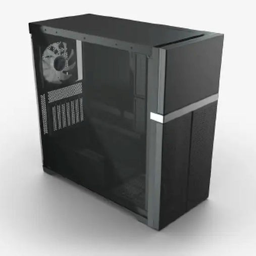 Valkyrie VK02 Lite Midi Tower Κουτί Υπολογιστή με Πλαϊνό Παράθυρο Μαύρο
