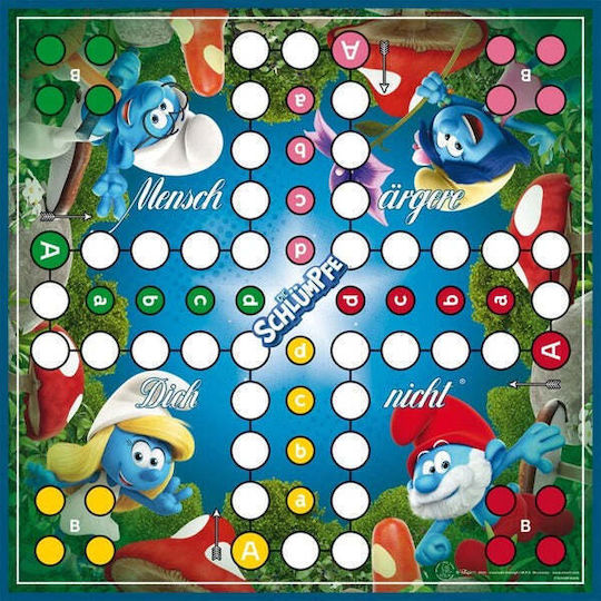 Επιτραπέζιο Παιχνίδι Mensch ärgere Dich nicht - Die Schlümpfe για 2-6 Παίκτες 6+ Ετών (GER) Schmidt Spiele