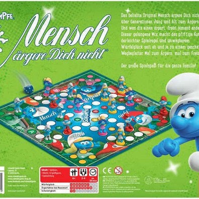 Επιτραπέζιο Παιχνίδι Mensch ärgere Dich nicht - Die Schlümpfe για 2-6 Παίκτες 6+ Ετών (GER) Schmidt Spiele