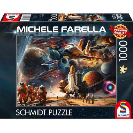 Schmidt Spiele Michele Farella Fascination Space Travel Journey Into Distant Galaxies Puzzle 1000 Pieces