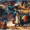 Schmidt Spiele Michele Farella Fascination Space Travel Journey Into Distant Galaxies Puzzle 1000 Pieces