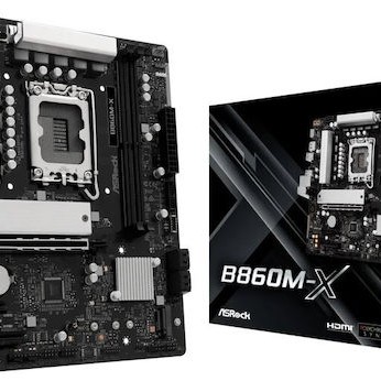 ASRock B860M-X Motherboard Micro ATX με Intel 1851 Socket 90-MXBRX0-A0UAYZ