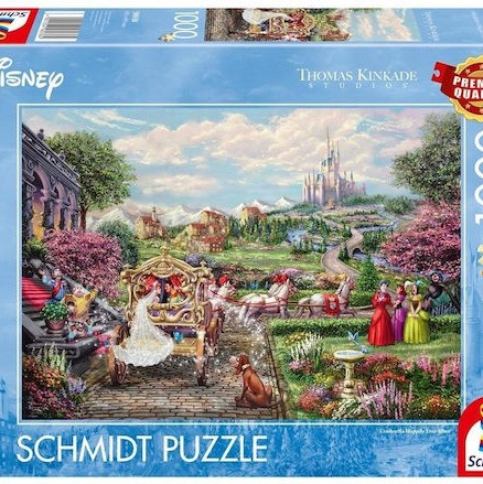 Thomas Kinkade Cinderella Disney G Puzzle 2D 1000pcs