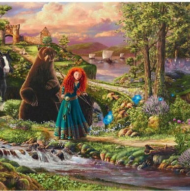 Thomas Kinkade Merida Waleczna G Puzzle 2D 1000pcs