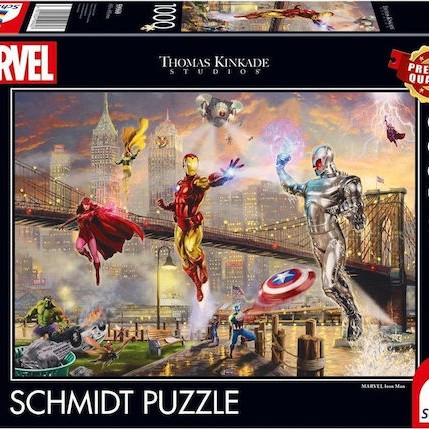 Thomas Kinkade Iron Man Marvel G Puzzle 2D 1000pcs