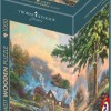 Schmidt Spiele Wooden Puzzle Thomas Kinkade Studios At Old Mill Stream 1000 Pieces