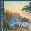 Schmidt Spiele Wooden Puzzle Thomas Kinkade Studios At Old Mill Stream 1000 Pieces