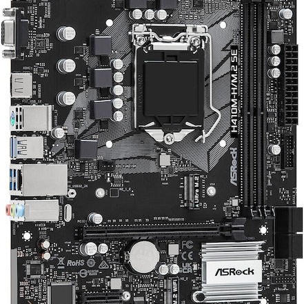 ASRock H410M-H/M.2 SE Motherboard Micro ATX με Intel 1200 Socket