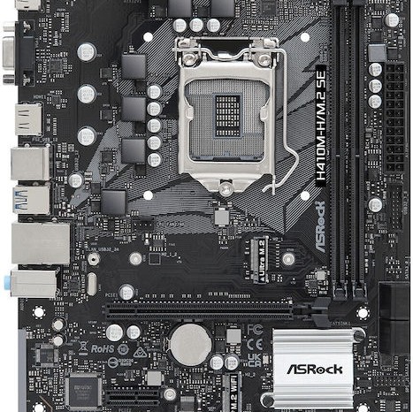ASRock H410M-H/M.2 SE Motherboard Micro ATX με Intel 1200 Socket