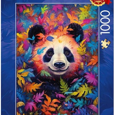 Schmidt Spiele Panda Bear In Rainbow Forest Puzzle 1000 Pieces