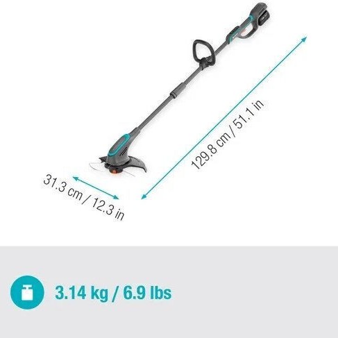 Gardena PowerTrim 30 Χορτοκοπτικό Ώμου / Χειρός Μπαταρίας