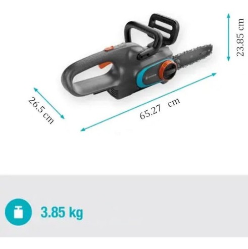 Gardena Αλυσοπρίονο Μπαταρίας Solo Brushless 18V 3.8kg
