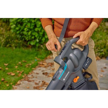 Gardena Φυσητήρας / Απορροφητήρας Χειρός Μπαταρίας 18V Solo με Μέγιστη Ταχύτητα Αέρα 352km/h