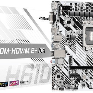 ASRock H610M-HDV/M.2+ D5 Motherboard Micro ATX με Intel 1700 Socket 90-MXBM50-A0UAYZ