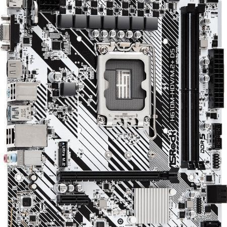 ASRock H610M-HDV/M.2+ D5 Motherboard Micro ATX με Intel 1700 Socket 90-MXBM50-A0UAYZ