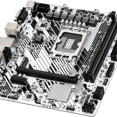 ASRock H610M-HDV/M.2+ D5 Motherboard Micro ATX με Intel 1700 Socket 90-MXBM50-A0UAYZ