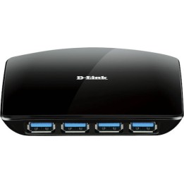 D-Link USB 3.0 Hub 4 Θυρών με σύνδεση USB-A και Εξωτερική Παροχή Ρεύματος