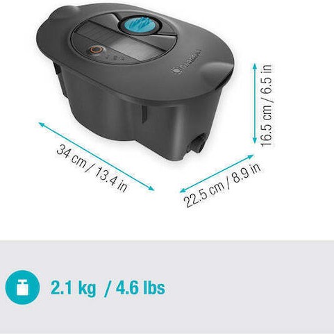 Gardena Προγραμματιστής Ποτίσματος Μπαταρίας 1 Εξόδου