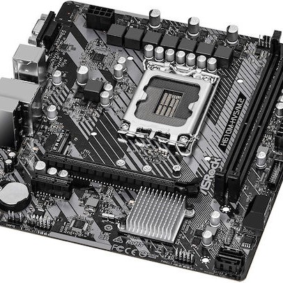 ASRock H610M-HVS/M.2 R2.0 Motherboard Micro ATX με Intel 1700 Socket 90-MXBJJ0-A0UAYZ