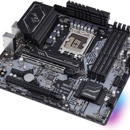 ASRock H670M Pro RS Motherboard Micro ATX με Intel 1700 Socket 90-MXBHK0-A0UAYZ