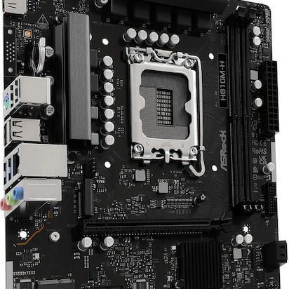 ASRock H810M-H Motherboard Micro ATX με Intel 1851 Socket 90-MXBSZ0-A0UAYZ