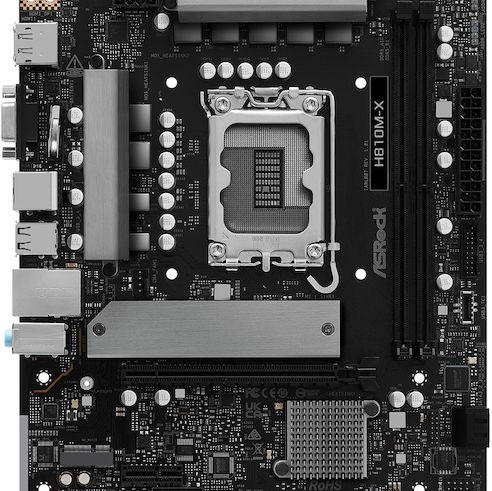 ASRock H810M-X Motherboard Micro ATX με Intel 1851 Socket 90-MXBS4-A0UAYZ