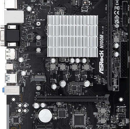 ASRock N100M SoC Motherboard Micro ATX με Intel Socket 90-MXBK80-A0UAYZ