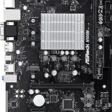 ASRock N100M SoC Motherboard Micro ATX με Intel Socket 90-MXBK80-A0UAYZ