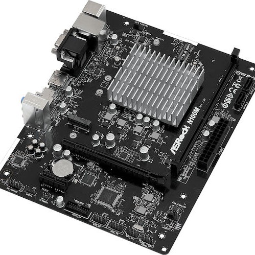 ASRock N100M SoC Motherboard Micro ATX με Intel Socket 90-MXBK80-A0UAYZ