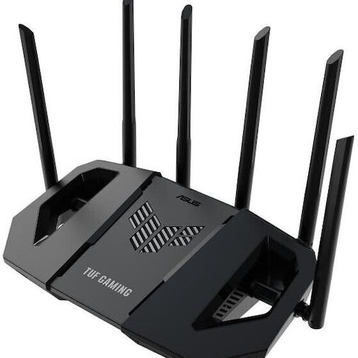 Asus TUF Gaming BE6500 Ασύρματο Router Wi‑Fi 7 με 4 Θύρες Ethernet