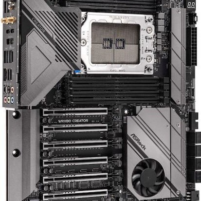 ASRock WRX80 Creator R2.0 Wi-Fi Motherboard Extended ATX με AMD SP3 Socket 90-MXBKH0-A0UAYZ