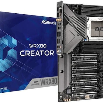 ASRock WRX80 Creator R2.0 Wi-Fi Motherboard Extended ATX με AMD SP3 Socket 90-MXBKH0-A0UAYZ