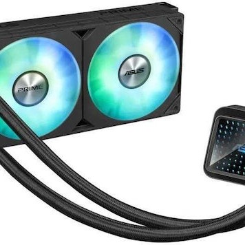 Asus Prime LC 240 ARGB Υδρόψυξη Επεξεργαστή Διπλού Ανεμιστήρα 120mm για Socket AM4/AM5/1700/1200/115x