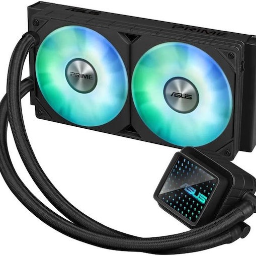 Asus Prime LC 240 ARGB Υδρόψυξη Επεξεργαστή Διπλού Ανεμιστήρα 120mm για Socket AM4/AM5/1700/1200/115x