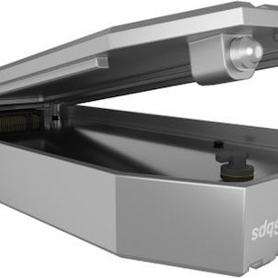 Icy Box Θήκη για Σκληρό Δίσκο M.2 PCI Express NVME με σύνδεση Type-C σε Ασημί χρώμα